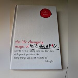 (Hard Cover) Life-Changing Magic of Not Giving a F*ck  Brand New